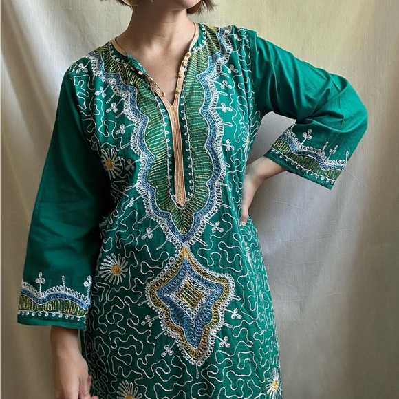 Vintage Indian Cotton Tunic - Picture 6 of 11